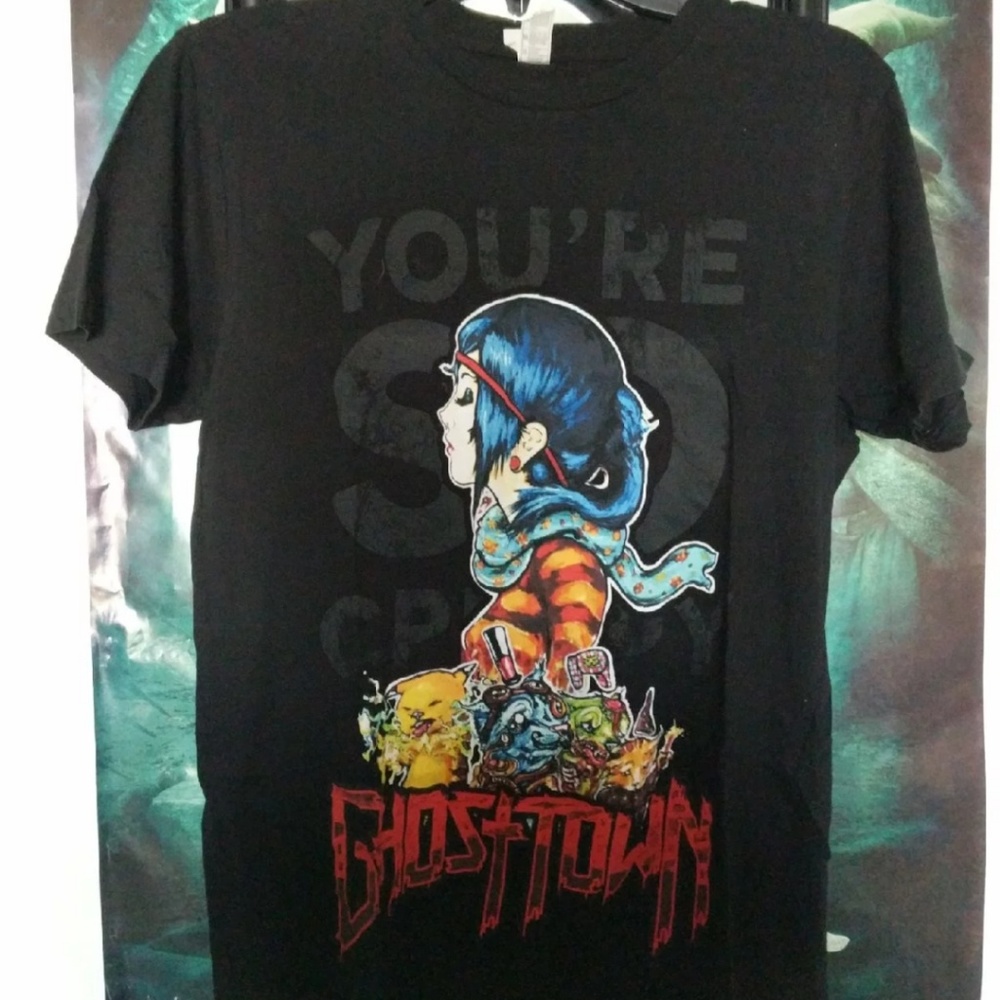 Ghost Town creepy girl Shirt from hottopic